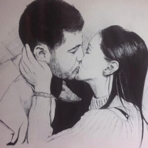 Retrato Bolígrafo Bic (Color a Elección)