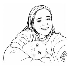 Ilustración Digital estilo Línea